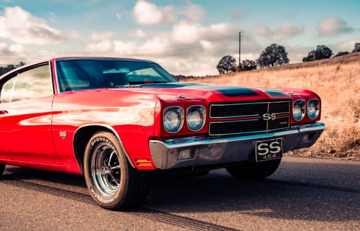 High Quality Tyres on a Chevy Camaro